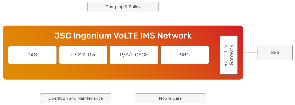 JSC Ingenium - Technology: VoLTE IMS network