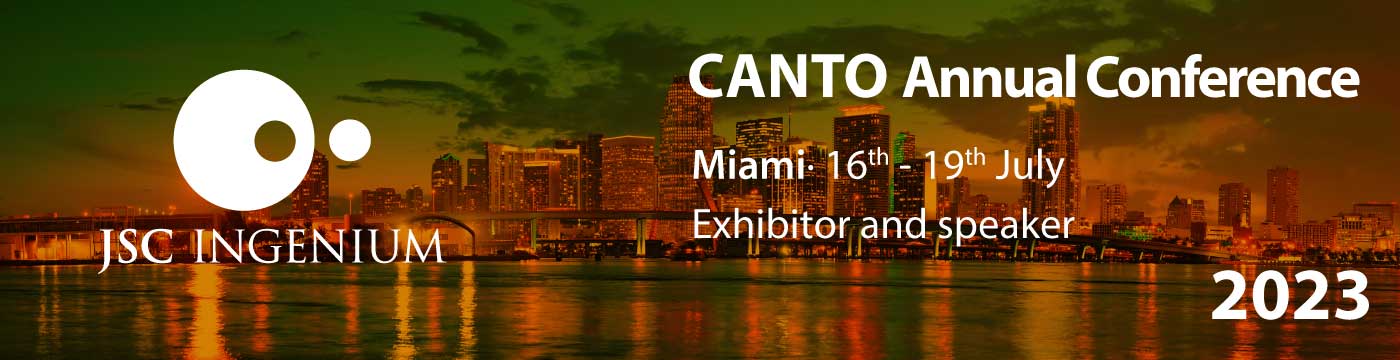 JSC Ingenium - News: JSC Ingenium to participate in the 38th CANTO Annual Conference & Trade Exhibition