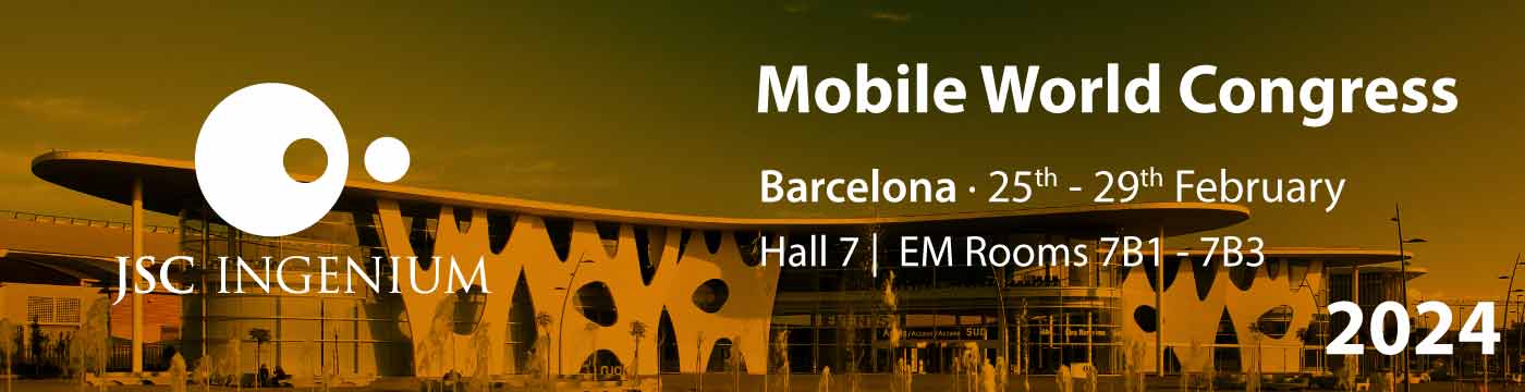 JSC Ingenium - News: JSC Ingenium presents at Mobile World Congress<br />
today's solutions for tomorrow's connectivity